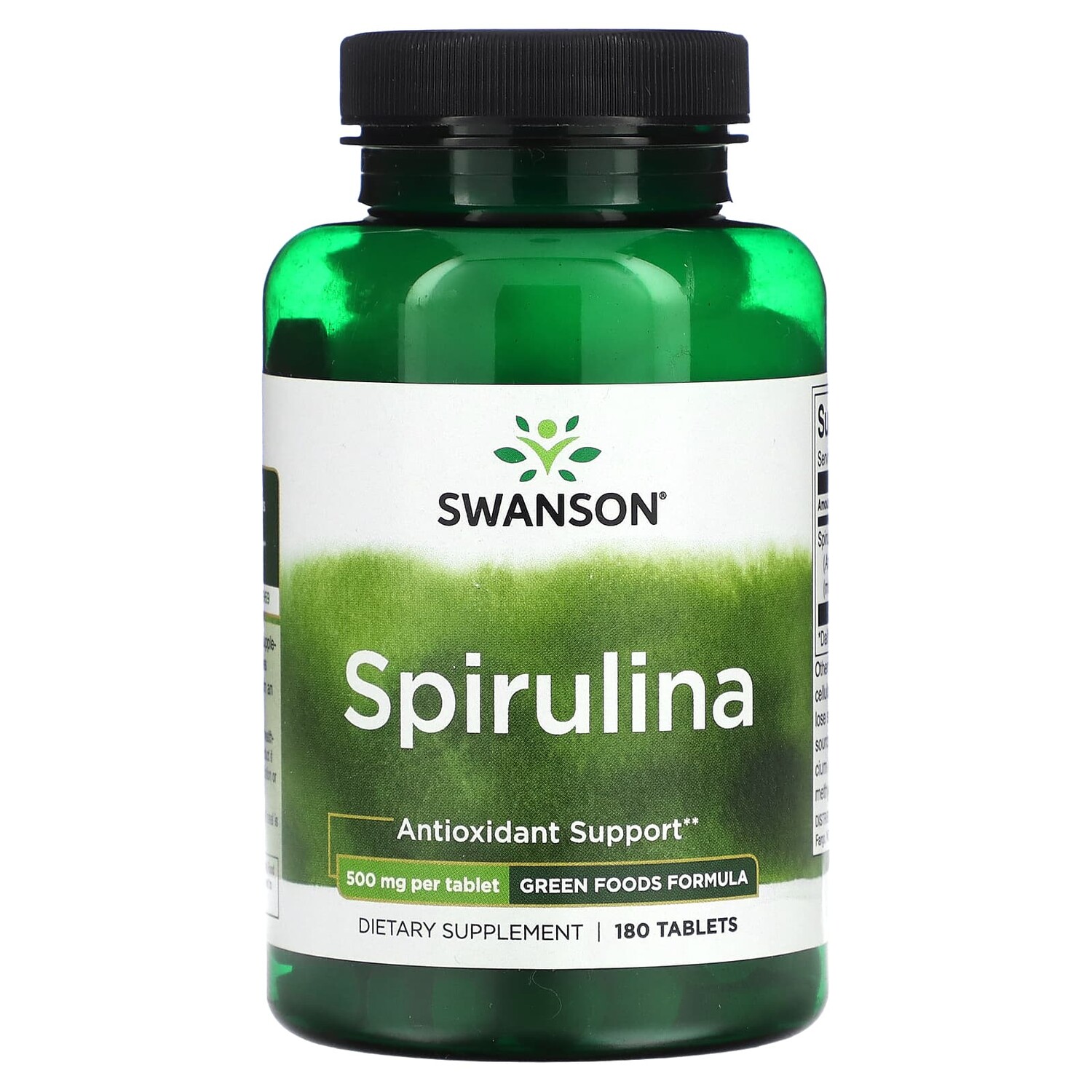 

Spirulina, 500 mg, 180 Tablets, Swanson