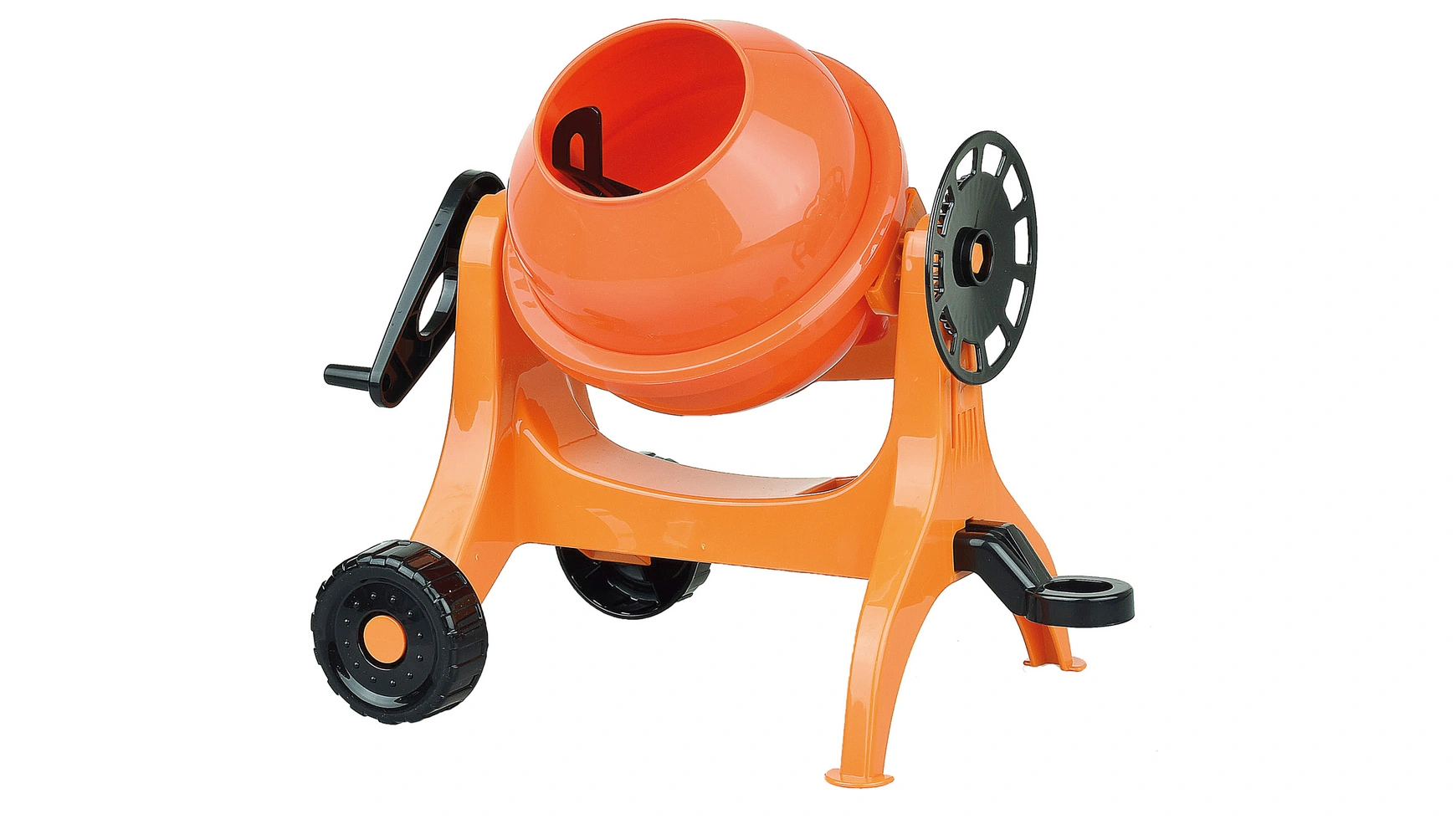 Бетономешалка, маленькая, оранжевая, насыпная игрушка daesung бетономешалка оранжевая