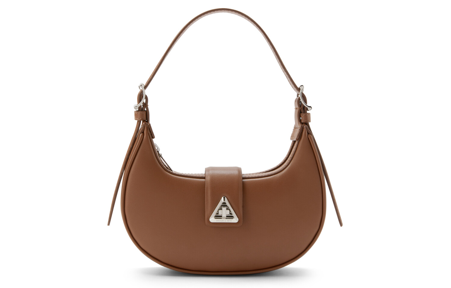 

Charles&Keith CHARLES & KEITH Женская сумка через плечо, Розовый белый Мел