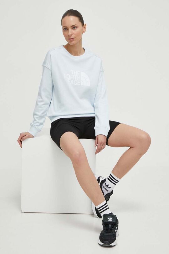 

Хлопковая толстовка The North Face, синий