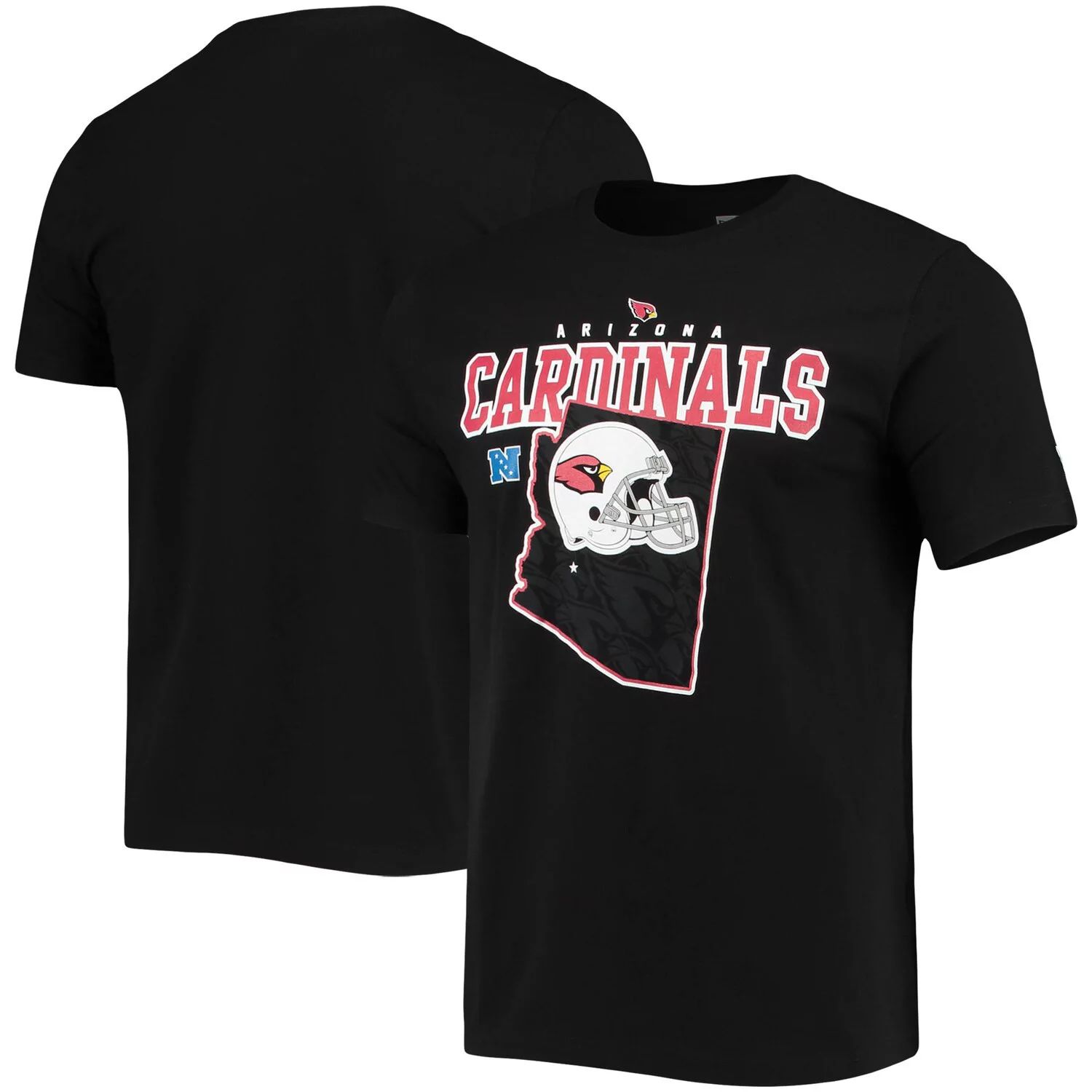 Мужская черная футболка Arizona Cardinals Local Pack New Era