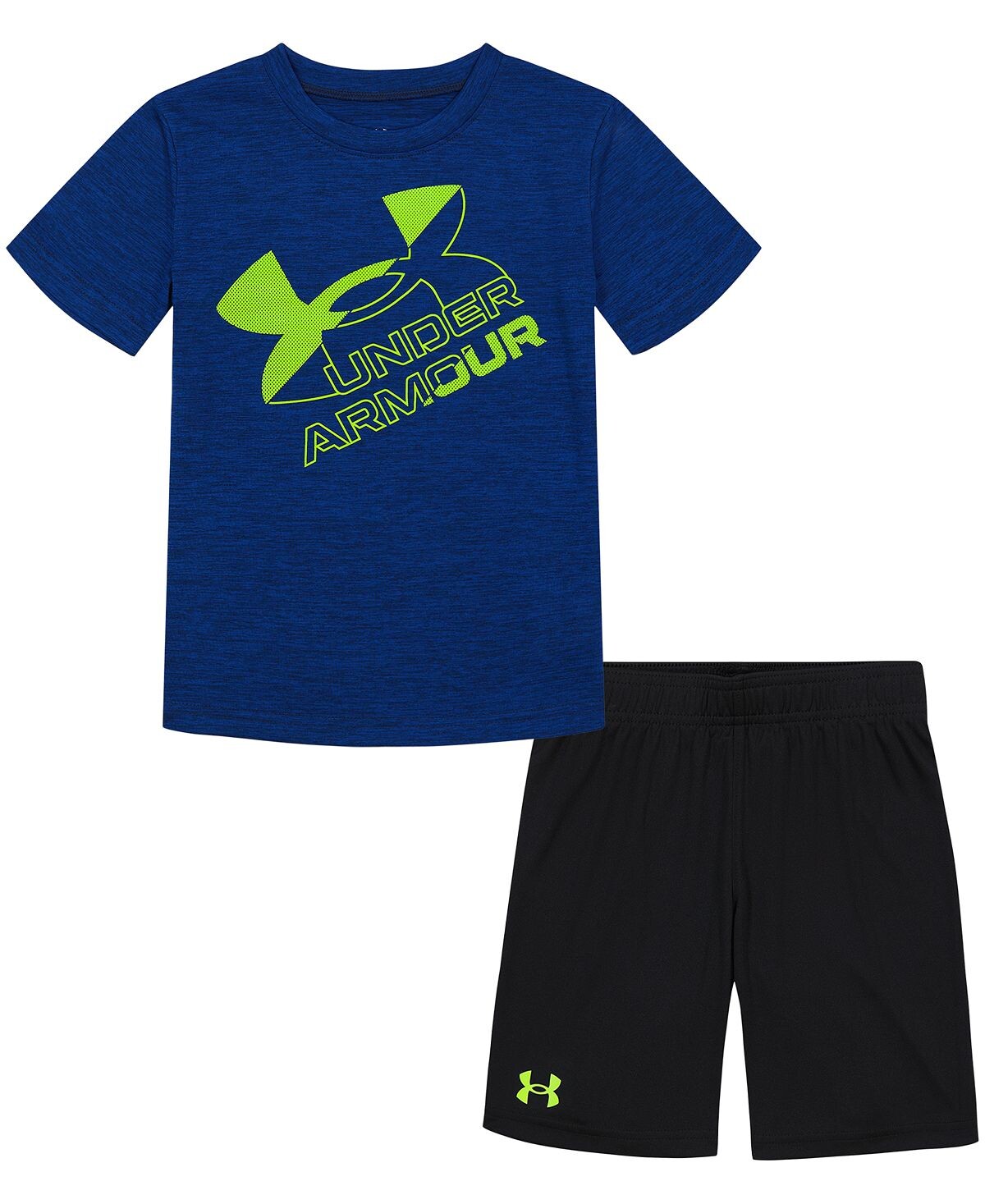 

Комплект из футболки и шорт с большим логотипом Little Boys Under Armour