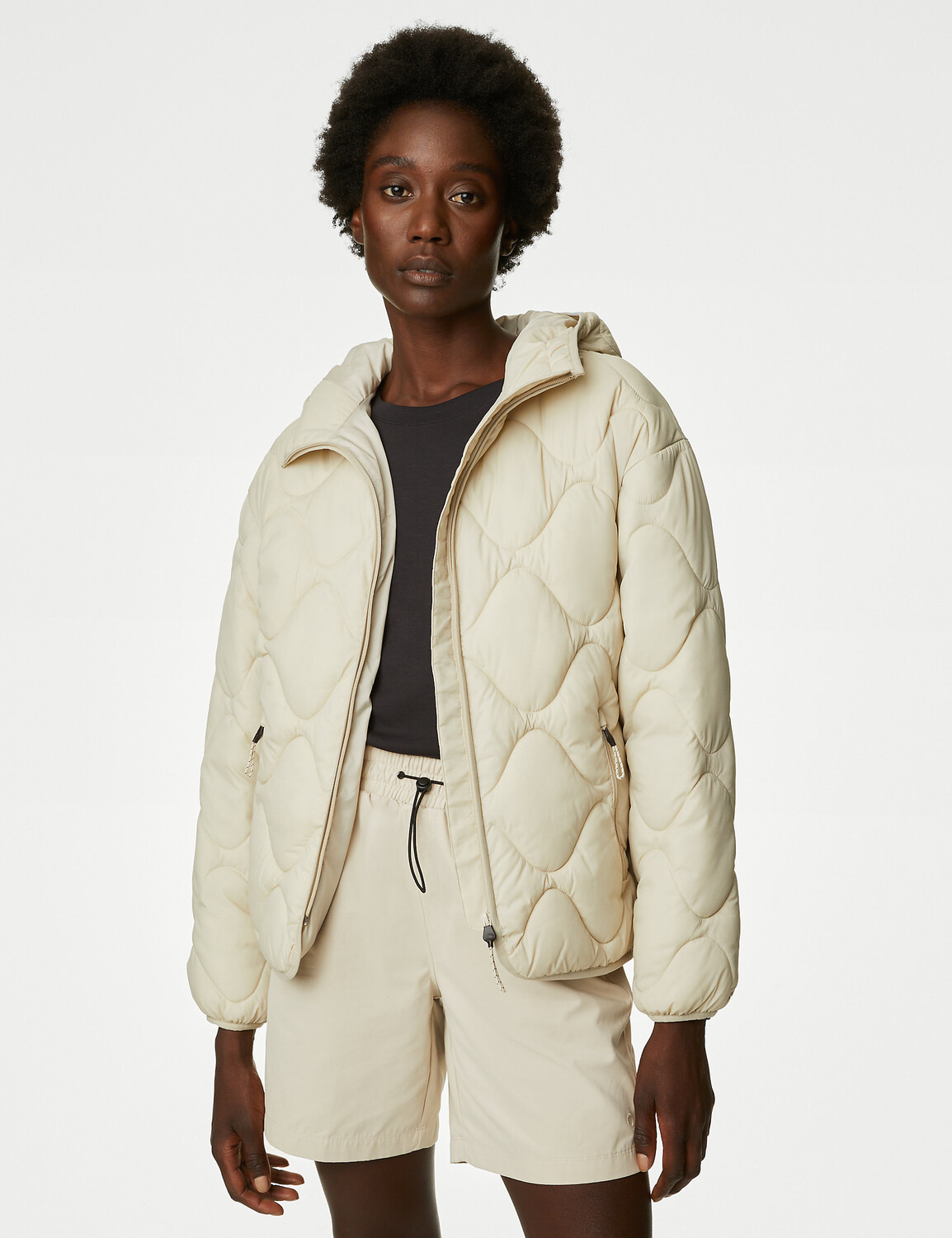 

Пуховик с капюшоном Stormwear Goodmove, бежевый