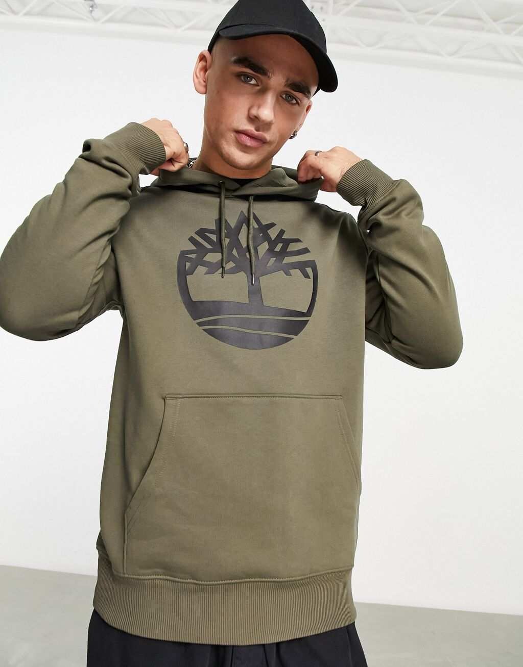 

Худи цвета хаки Timberland Cote Tree