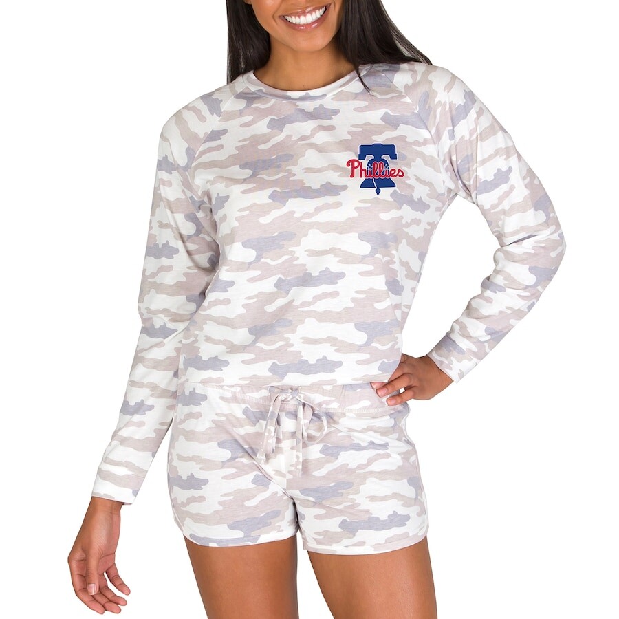 

Пижамный комплект Concepts Sport Philadelphia Phillies, кремовый