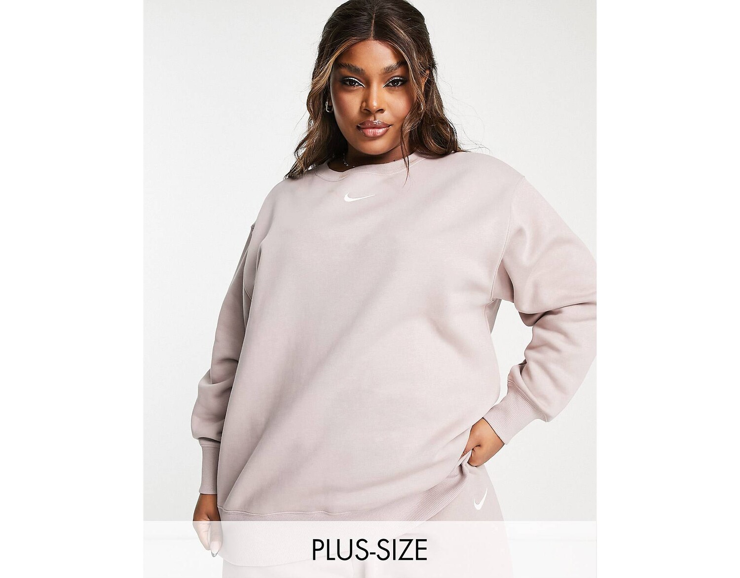 

Толстовка Nike Plus Phoenix из камня, Серый
