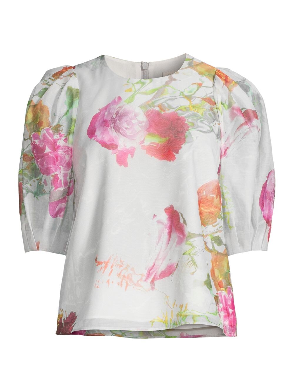 

Блузка с пышными рукавами Ayymee Ted Baker, серый