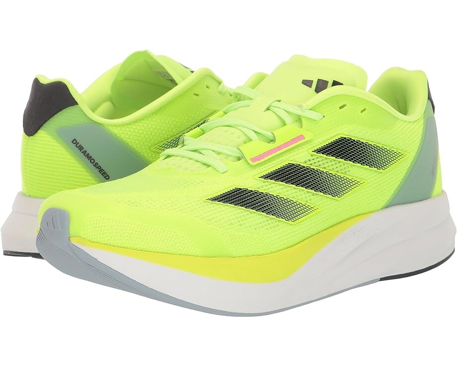 Кроссовки adidas Running Duramo Speed, цвет Lucid Lemon/Core Black/Wonder Blue велосипедная обувь adidas the gravel shoe 2 0 цвет core black ftw white lucid lemon