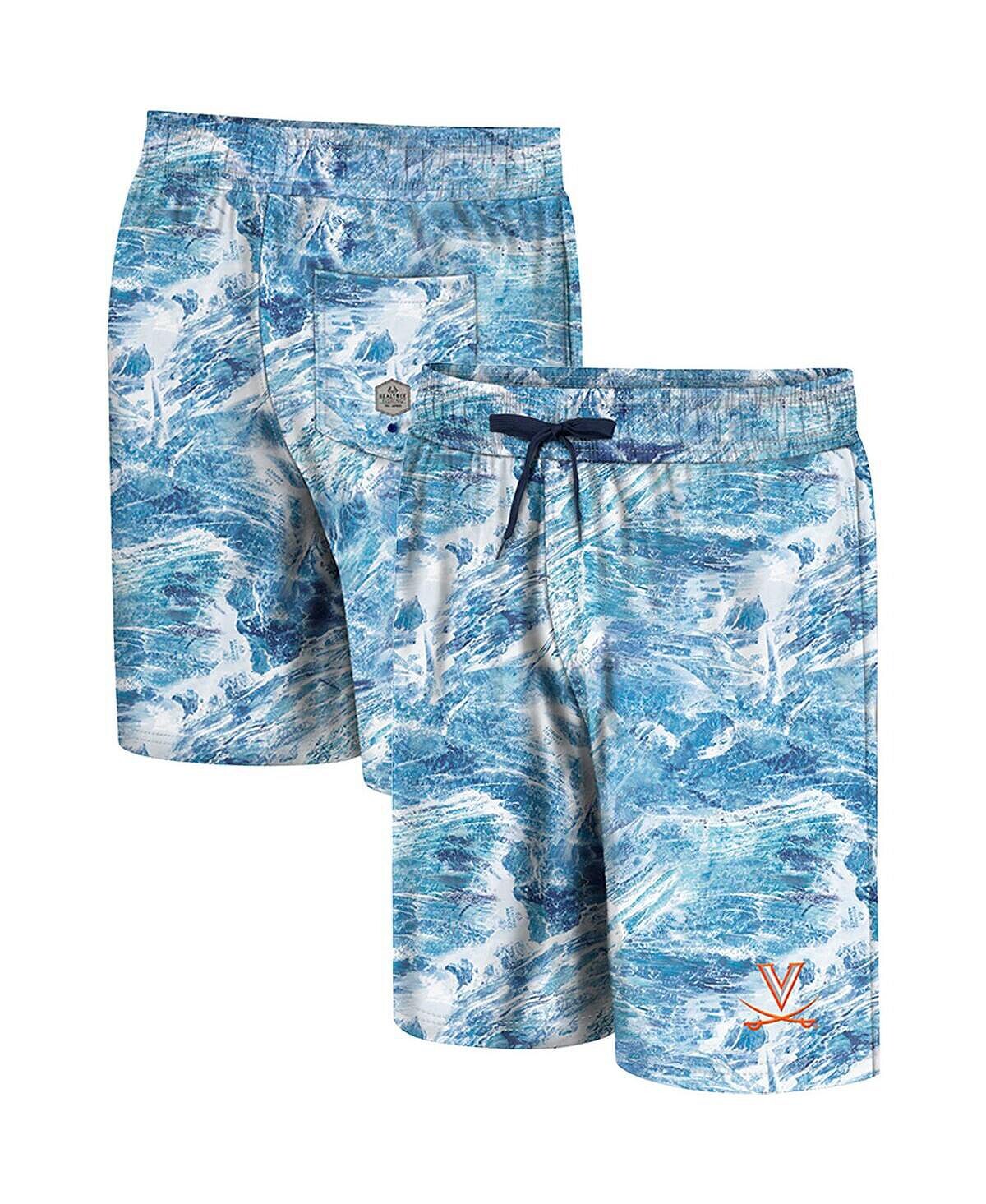 

Мужские синие шорты для плавания Virginia Cavaliers Realtree Aspect Ohana Colosseum