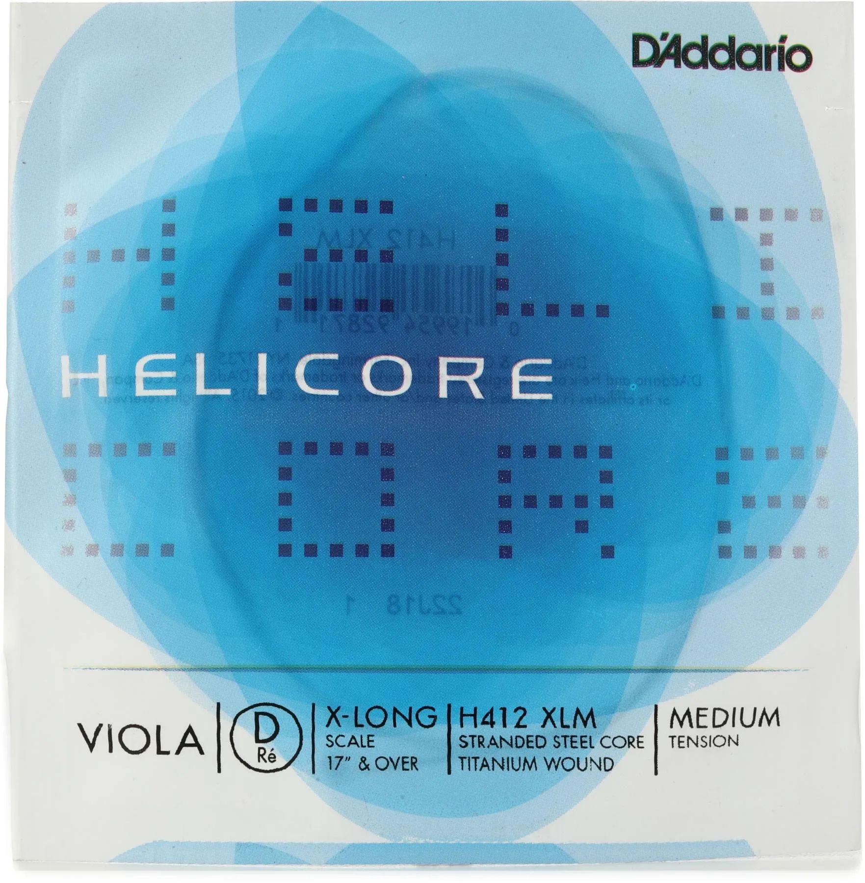 

D'Addario H412 XLM Helicore Альтовая струна D - сверхдлинная мензура