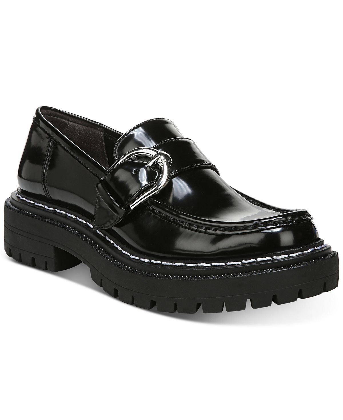 

Женские лоферы с монками на подошве Everly Circus by Sam Edelman с ремешками Circus NY, черный