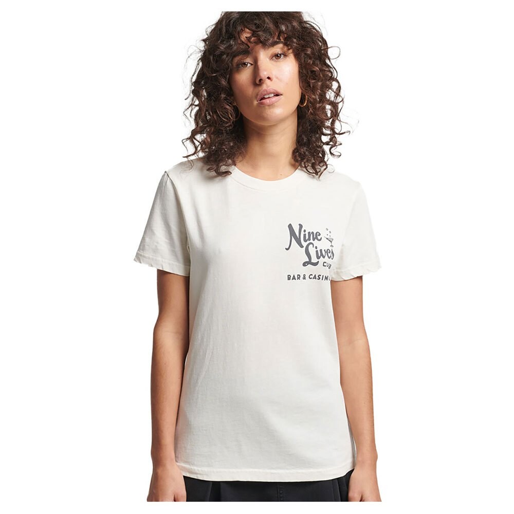 

Футболка Superdry Vintage Crossing Lines Bh, белый