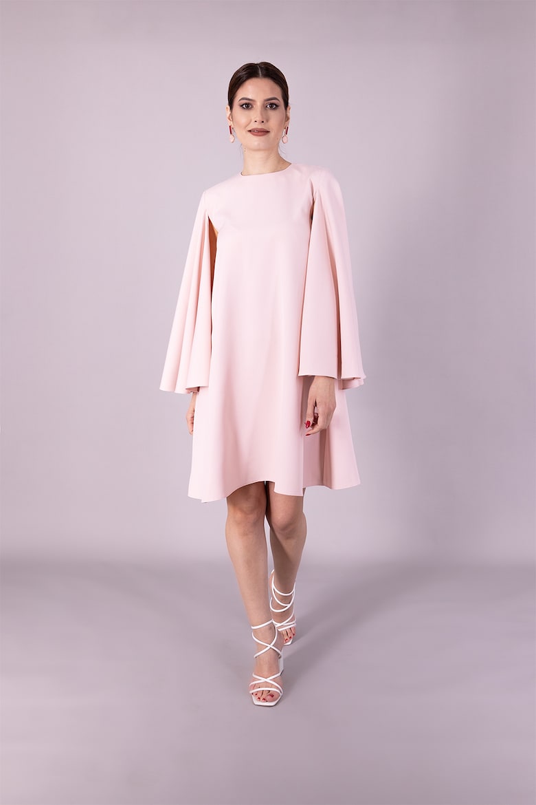 цена Вырезное платье с полурукавами Ilona Andreoiu, розовый