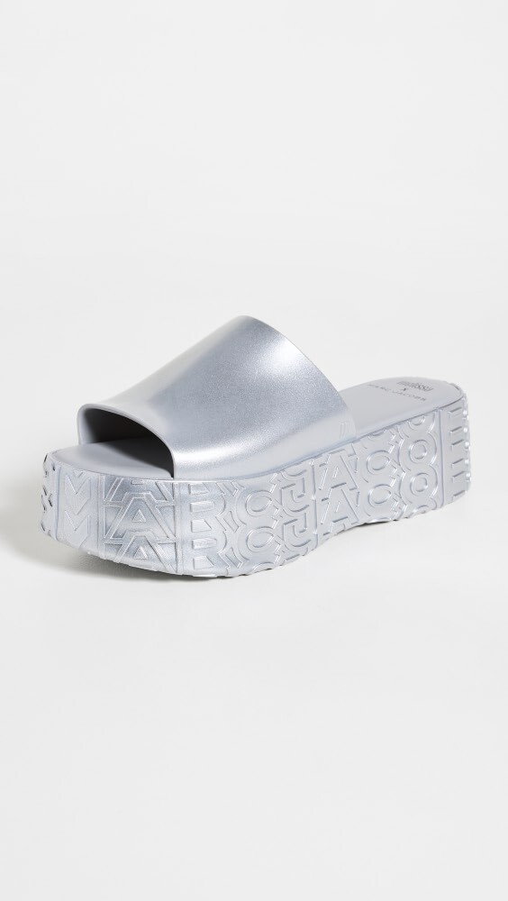 

Шлепанцы Melissa Marc Jacobs x Melissa Becky, серебряный