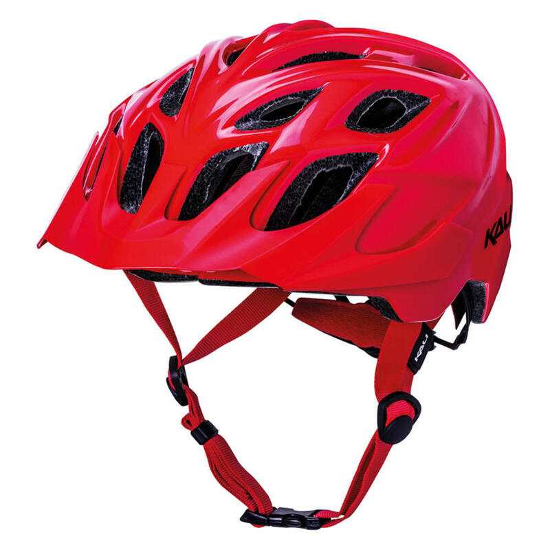 Велосипедный шлем Chakra Solo S/M KALI, цвет rot шлем 02 21218147 trail mtb chakra solo blu 21 отверстие l lx 58 61см 292г синий cf kali
