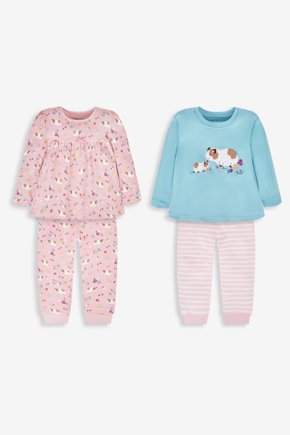 

Комплект из 2 пижам с морскими свинками JoJo Maman Bébé, розовый