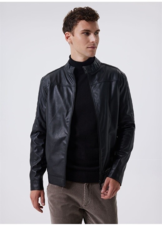 

Черное мужское пальто Lee Cooper, Черный