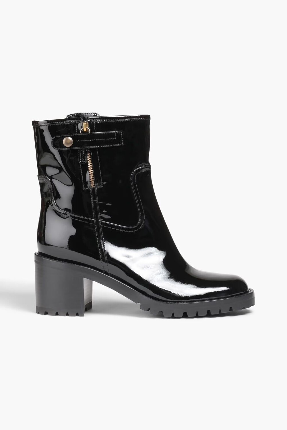 

Ботильоны из лакированной кожи Gianvito Rossi, черный