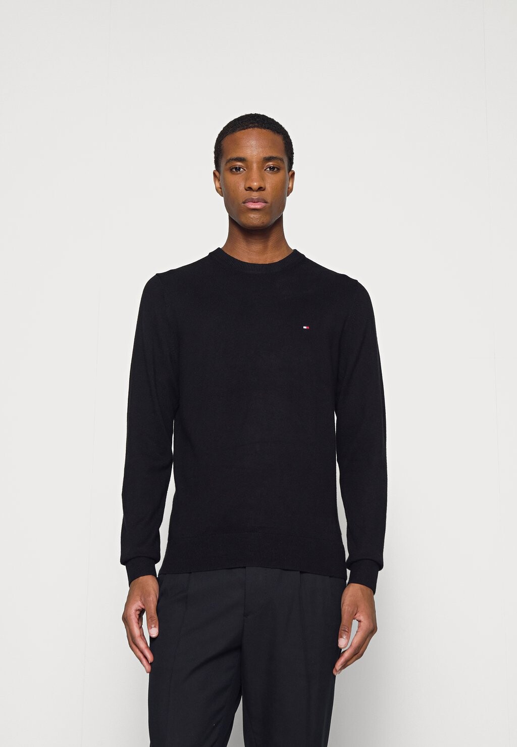 

Свитер PIMA ORG CREW NECK Tommy Hilfiger, черный