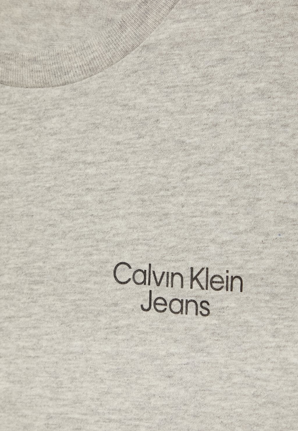 

Базовая футболка Stack Logo Calvin Klein, пестрый серый