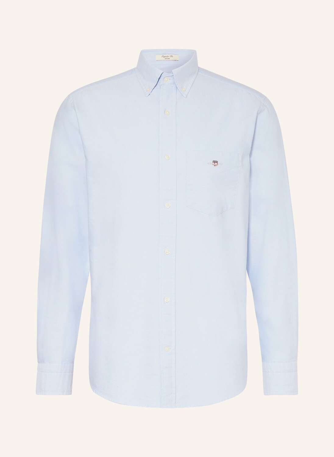

Рубашка GANT Regular Fit, светло-синий