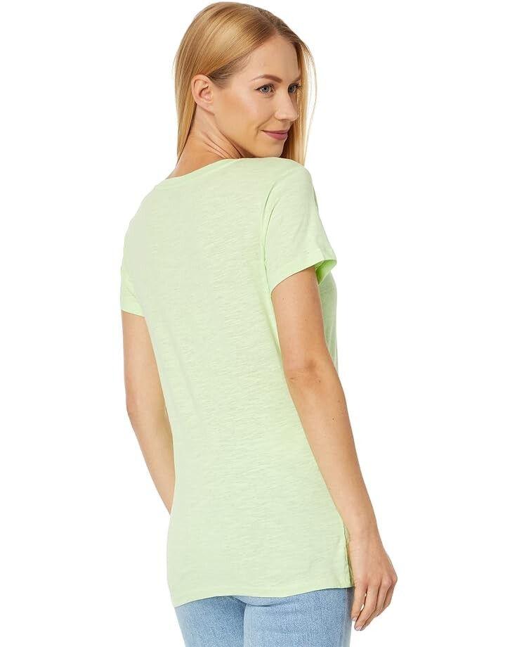 

Футболка U.S. POLO ASSN. Scoop Neck Solid T-Shirt, цвет Paradise Mint