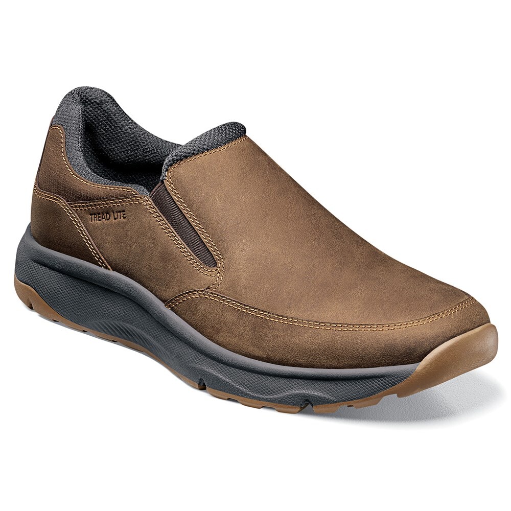 

Мужские слипоны Tread Lite, средний/широкий, с простым носком Florsheim, коричневый