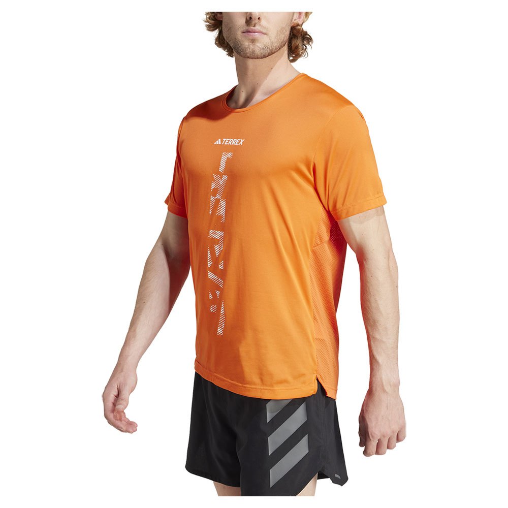 Рубашка с коротким рукавом adidas Agr, оранжевый футболка с коротким рукавом adidas agr белый