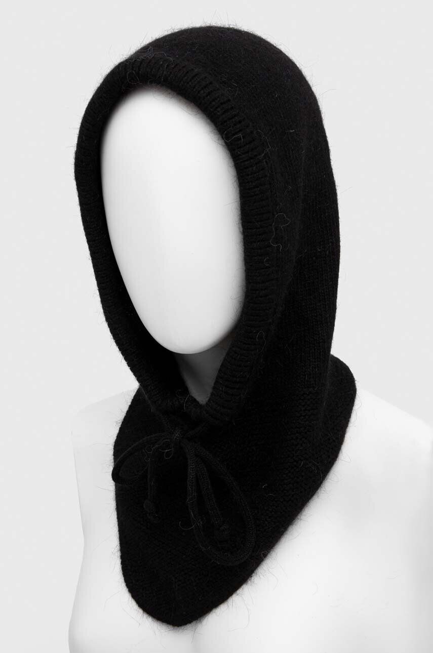 

Шерстяная балаклава Answear Lab REBEL, черный