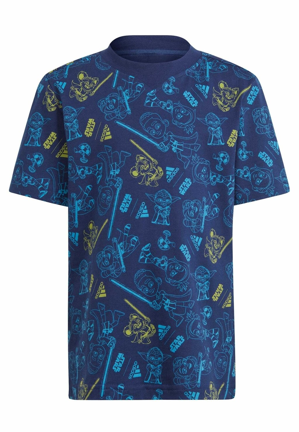 

Футболка с принтом Star Wars Young Jedi Tee adidas Sportswear, цвет dark blue multicolor