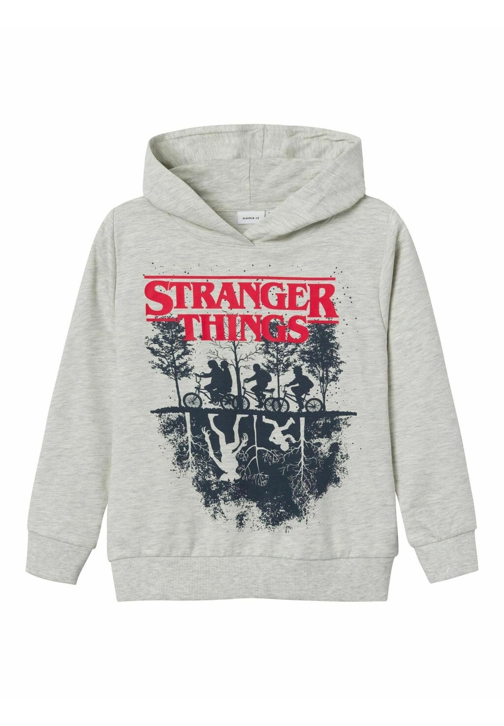 

Толстовка KMFINNY STRANGERTHINGS Name it, цвет light grey melange