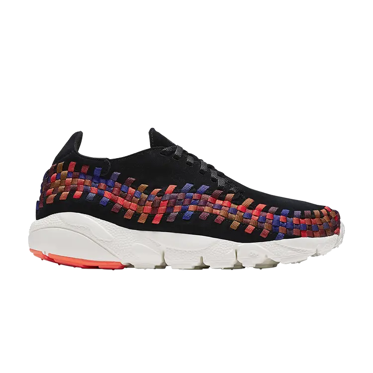 

Кроссовки Nike Air Footscape Woven NM 'Black Total Crimson', черный