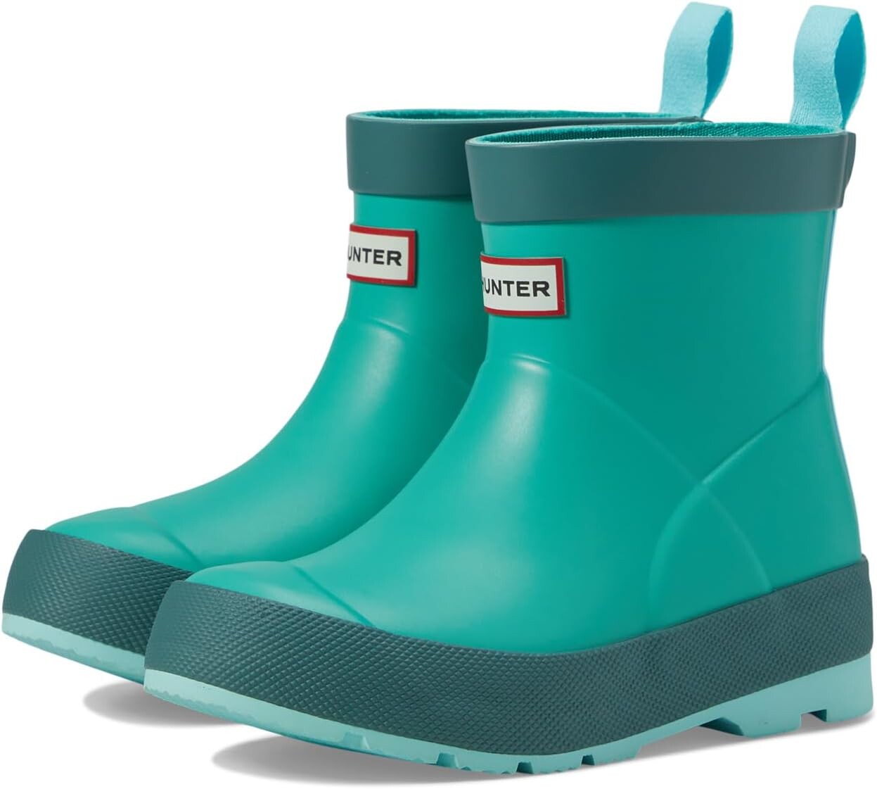 

Резиновые сапоги Play Boot Hunter, цвет Thrum Green/Teal Tempo/Flowing Blue