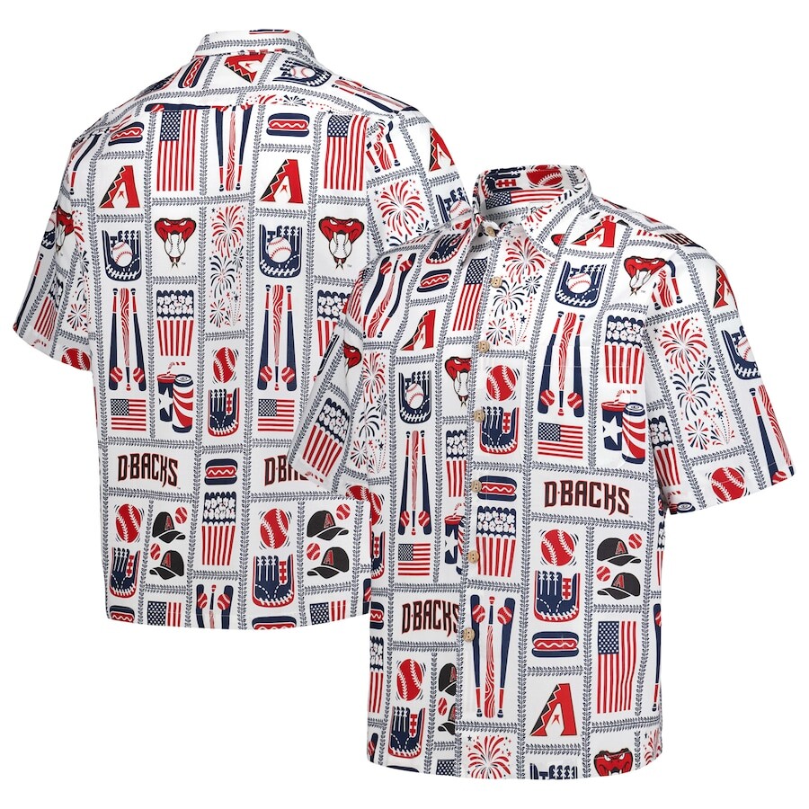 

Рубашка Reyn Spooner Arizona Diamondbacks, белый