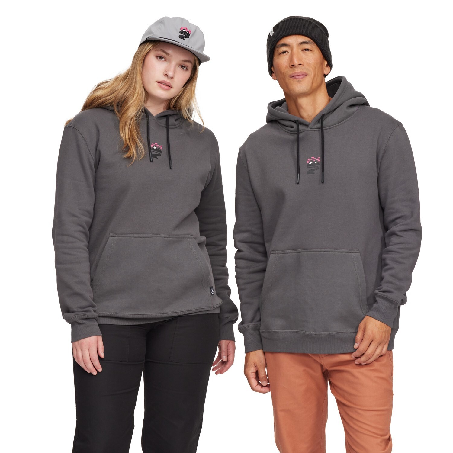 Худи evo Alpenglow Unisex, цвет Charcoal