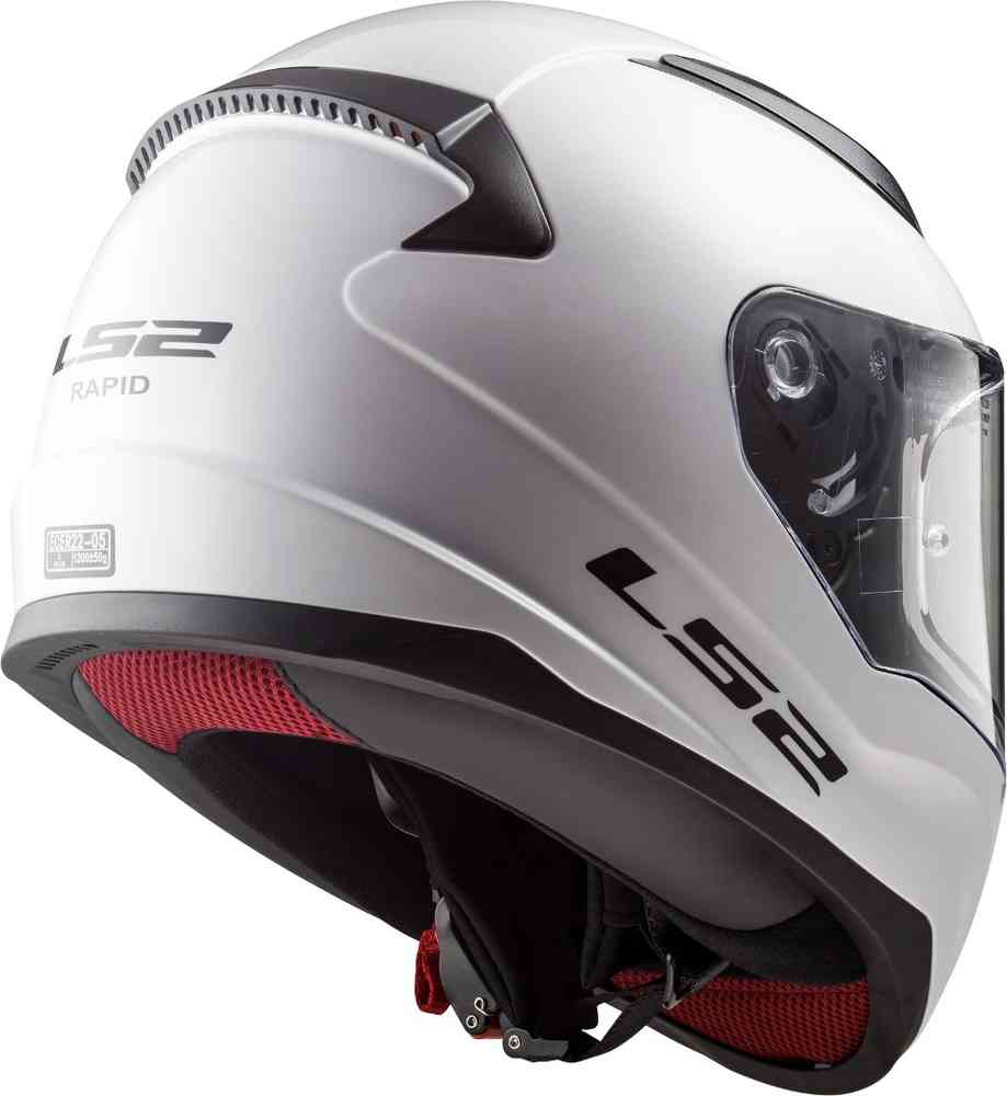 FF353 Быстрый шлем LS2, белый абсолютный шлем вектор ii ls2 черный титан