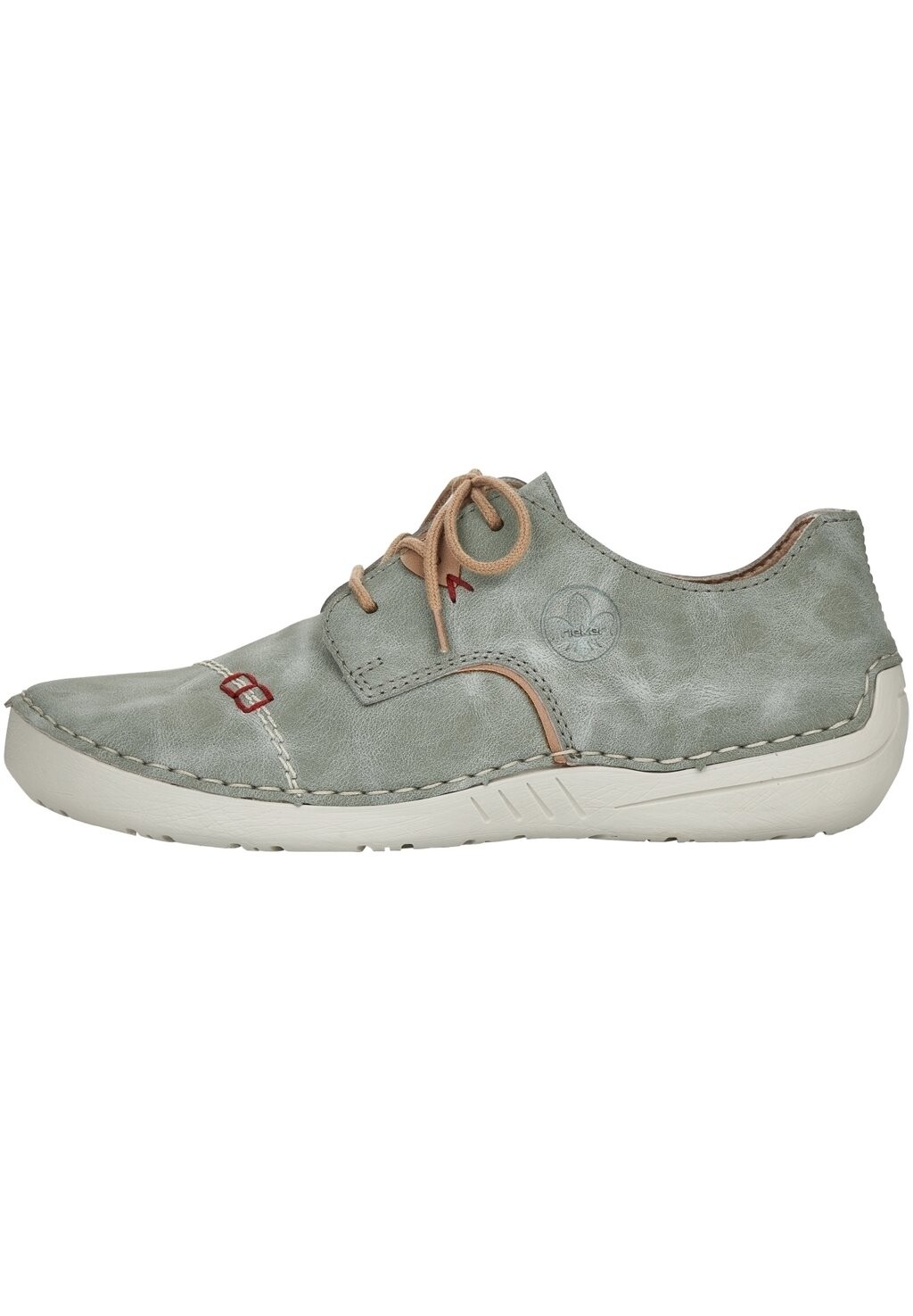 

Кроссовки низкие Rieker, цвет mint-beige