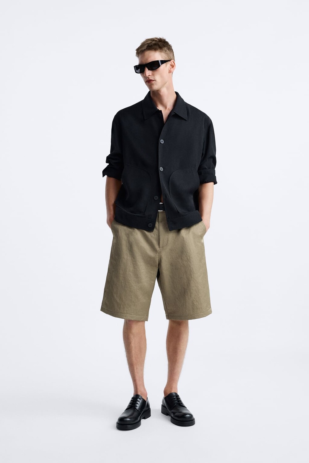 

Куртка из лиокелла ZARA, черный