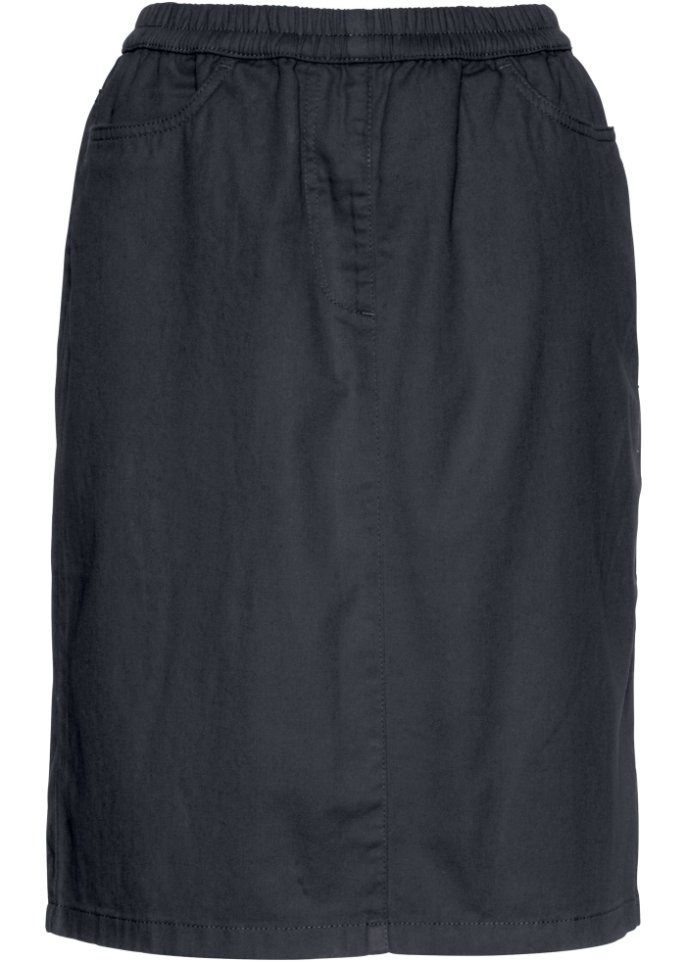 Юбка с поясом-комбинацией Bpc Selection, черный свитер с бахромой по краю bpc selection синий