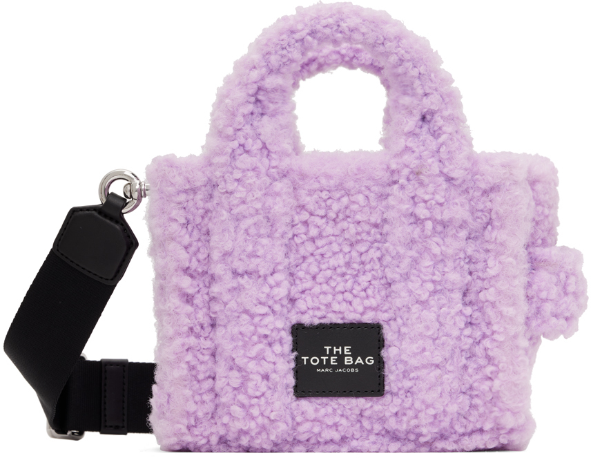 

Миниатюрная сумка-тоут 'The Teddy' фиолетового цвета Marc Jacobs