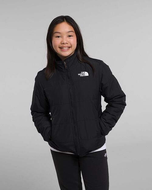 

Двусторонняя куртка Mossbud для девочек – Big Kid The North Face, цвет Black