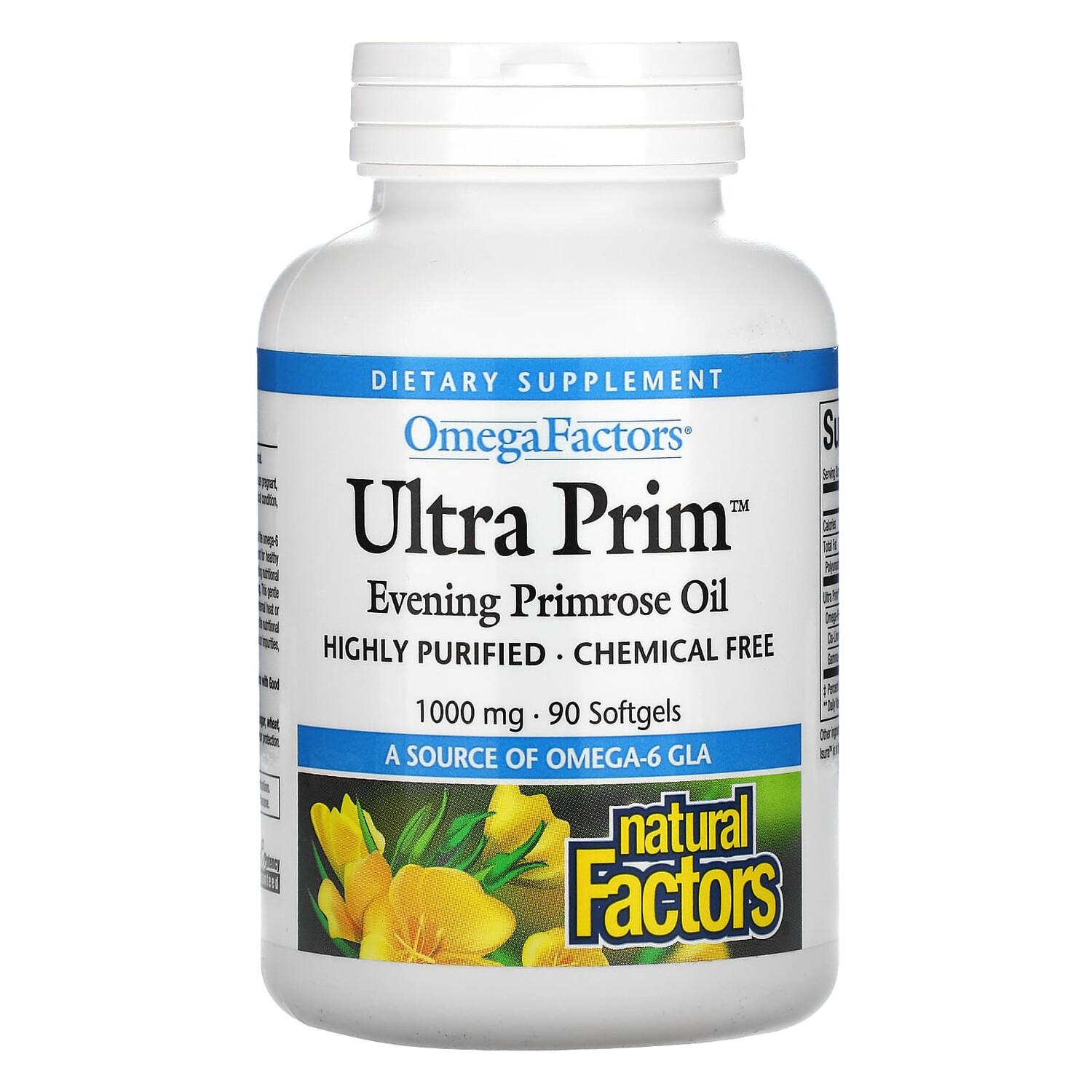 

Ultra Prim, 1000 мг, 90 капсул, Natural Factors