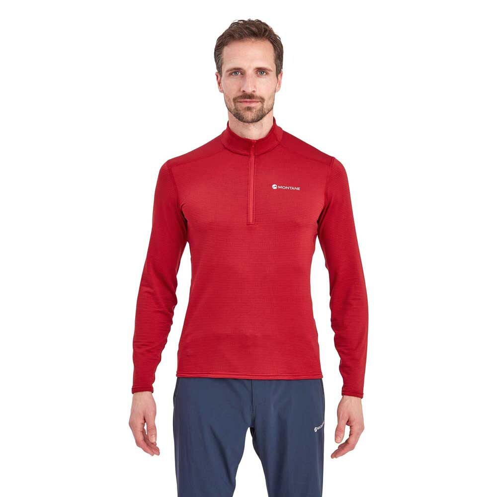 

Толстовка на молнии Montane Protium Lite, красный
