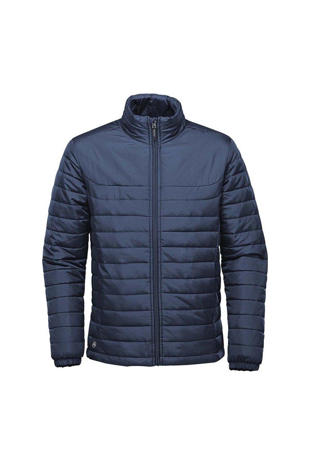 Стеганая куртка с капюшоном Nautilus Stormtech, темно-синий стеганая куртка с капюшоном montego темно синий