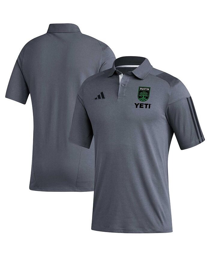 

Мужская серая рубашка-поло для тренировок Austin FC 2023 adidas, серый