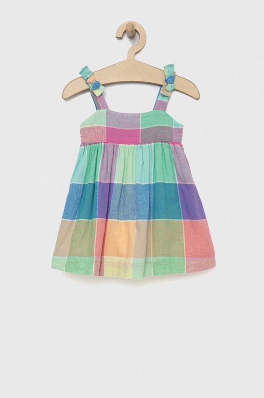 Детское платье GAP из смесового льна, мультиколор