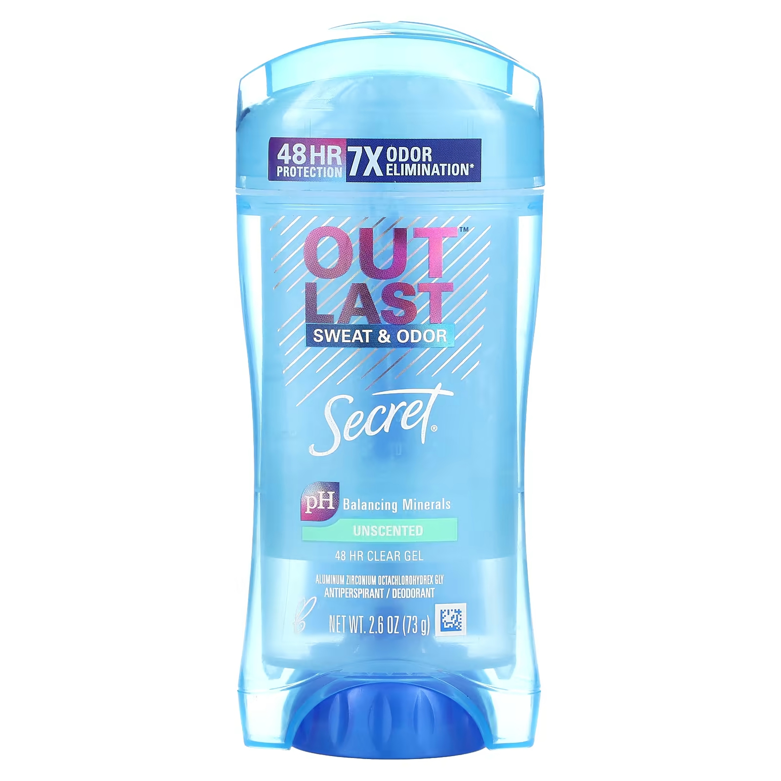Дезодорант-антиперспирант Secret Outlast Sweat & Odor secret outlast 48 часовой прозрачный гель дезодорант полностью чистый 2 6 унции 73 г