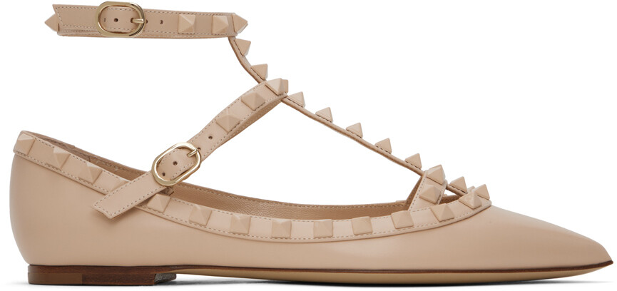 

Розовый - Балетки Rockstud Valentino Garavani