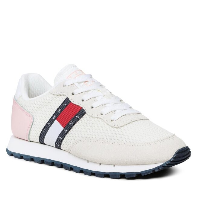 

Кроссовки Tommy Jeans RetroRunner, экрю, Бежевый