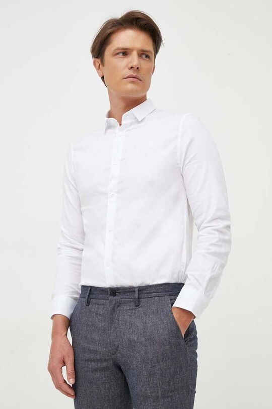 

Рубашка из хлопка Armani Exchange, белый